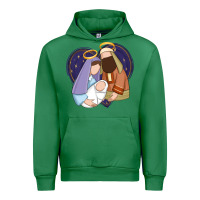 Emerald holy night jesus birth Urban Hoodie - Zillion Design Studio