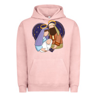 Pigment Salmon holy night jesus birth Urban Hoodie - Zillion Design Studio