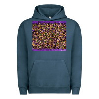 Pigment Midnight Navy mardi gras leopard Urban Hoodie - RanaPortraitStore