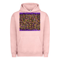 Pigment Salmon mardi gras leopard Urban Hoodie - RanaPortraitStore