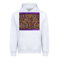 White mardi gras leopard Urban Hoodie - RanaPortraitStore