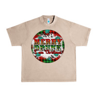 French Oak Merry Drunk I'am Christmas Urban Heavy Tee - Artiststas
