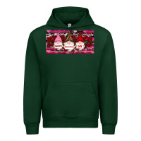 Forest Green Happy valentines day gnomes rose Urban Hoodie - RanaPortraitStore