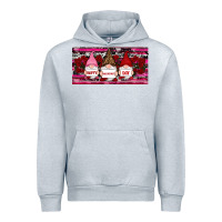 Heather Grey Happy valentines day gnomes rose Urban Hoodie - RanaPortraitStore