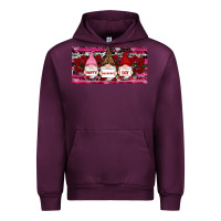 Mauve Wine Happy valentines day gnomes rose Urban Hoodie - RanaPortraitStore