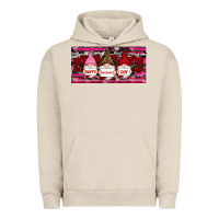 Pigment French Oak Happy valentines day gnomes rose Urban Hoodie - RanaPortraitStore