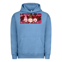 Pigment Pebble Blue Happy valentines day gnomes rose Urban Hoodie - RanaPortraitStore