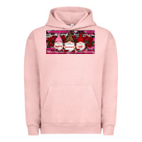 Pigment Salmon Happy valentines day gnomes rose Urban Hoodie - RanaPortraitStore