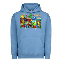 Pigment Pebble Blue autism christmas coffee cups Urban Hoodie - Zillion Design Studio