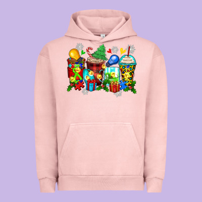 Urban Hoodie autism christmas coffee cups