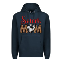 Navy soccer mom Premium Hoodie - Zillion Design Studio