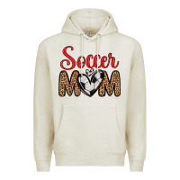 Oatmeal Heather soccer mom Premium Hoodie - Zillion Design Studio