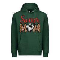 Sports Green soccer mom Premium Hoodie - Zillion Design Studio