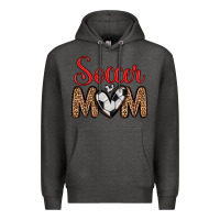 Charcoal Heather soccer mom Premium Hoodie - Zillion Design Studio