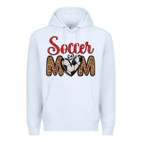 White soccer mom Premium Hoodie - Zillion Design Studio