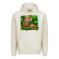 Oatmeal Heather st patrick's day lucky cow family Premium Hoodie - RanaPortraitStore