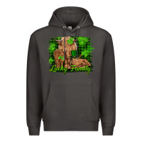 Smoke st patrick's day lucky cow family Premium Hoodie - RanaPortraitStore