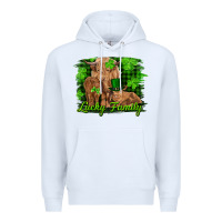 White st patrick's day lucky cow family Premium Hoodie - RanaPortraitStore