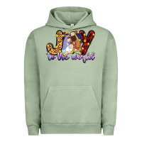 Pigment Oil Green joy to the world Urban Hoodie - Zillion Design Studio