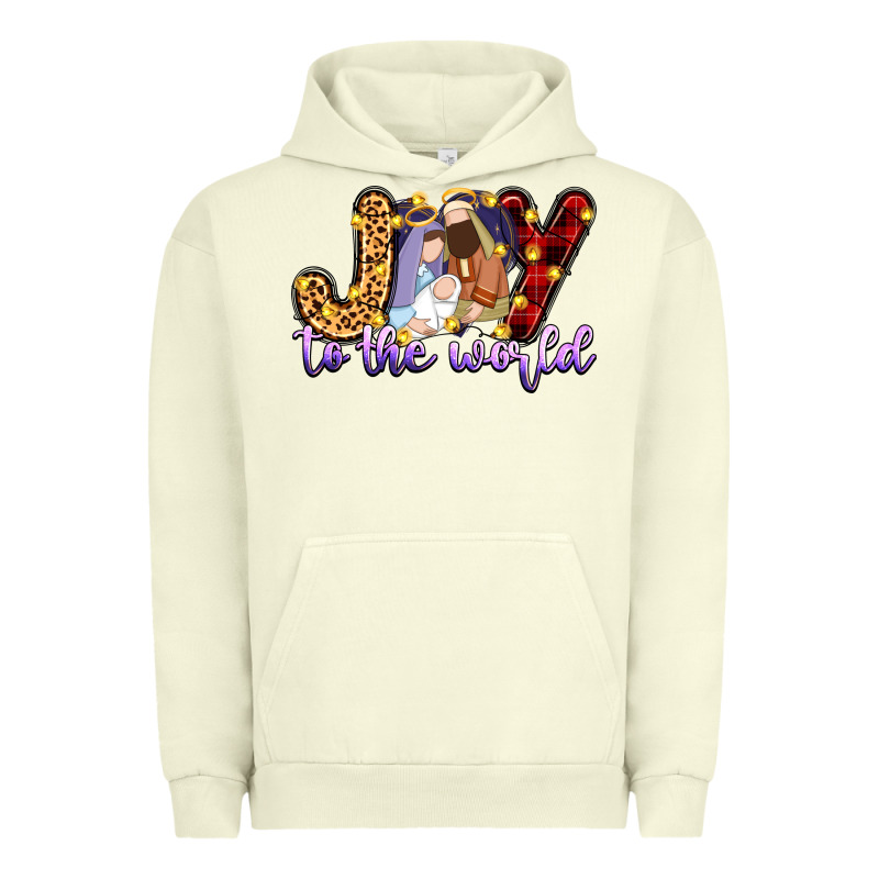 Joy To The World Urban Hoodie by Zillion Design Studio | Teevron
