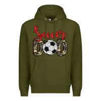 Army Green soccer dad Premium Hoodie - Zillion Design Studio