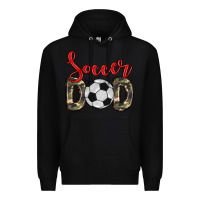Black soccer dad Premium Hoodie - Zillion Design Studio