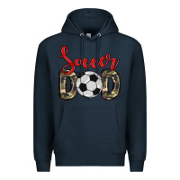 Navy soccer dad Premium Hoodie - Zillion Design Studio
