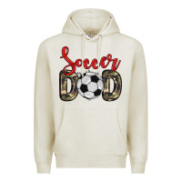 Oatmeal Heather soccer dad Premium Hoodie - Zillion Design Studio