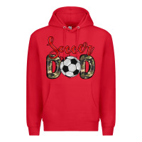 Red soccer dad Premium Hoodie - Zillion Design Studio