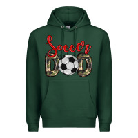 Sports Green soccer dad Premium Hoodie - Zillion Design Studio