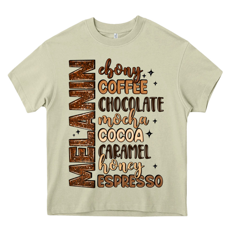 Melanin Shades Of Brown Heavy Core Tee by LillyAllenDesigns | Teevron