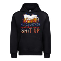 Black lets get hammered Urban Hoodie - texasbilliewilder