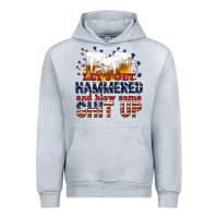 Heather Grey lets get hammered Urban Hoodie - texasbilliewilder