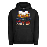 Pigment Black lets get hammered Urban Hoodie - texasbilliewilder