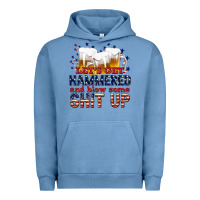 Pigment Pebble Blue lets get hammered Urban Hoodie - texasbilliewilder