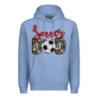 Colony Blue soccer dad Premium Hoodie - Zillion Design Studio