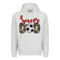 Dove Grey soccer dad Premium Hoodie - Zillion Design Studio