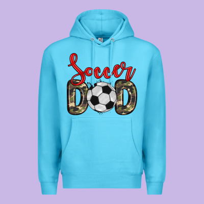 Soccer Dad Premium Hoodie Designed By Zillion Design Studio