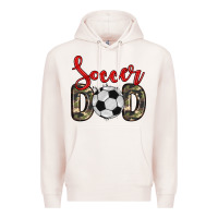 Pale Pink soccer dad Premium Hoodie - Zillion Design Studio