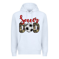 White soccer dad Premium Hoodie - Zillion Design Studio