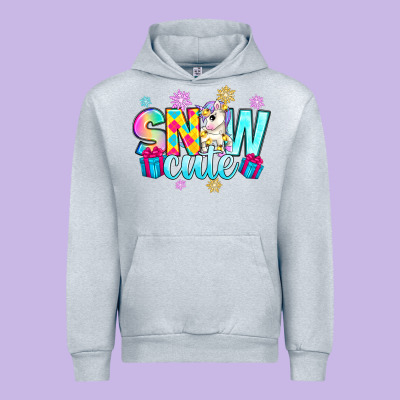 Urban Hoodie snow cute with unicorn