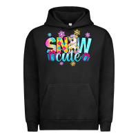 Pigment Black snow cute with unicorn Urban Hoodie - Zillion Design Studio