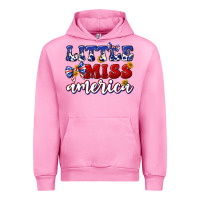 Fuchsia Pink little miss america Urban Hoodie - texasbilliewilder