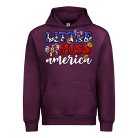 Mauve Wine little miss america Urban Hoodie - texasbilliewilder