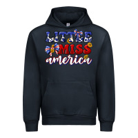 Navy little miss america Urban Hoodie - texasbilliewilder