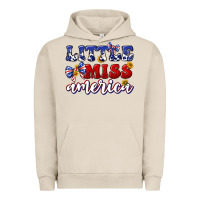 Pigment French Oak little miss america Urban Hoodie - texasbilliewilder