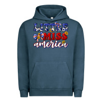 Pigment Midnight Navy little miss america Urban Hoodie - texasbilliewilder