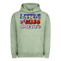 Pigment Oil Green little miss america Urban Hoodie - texasbilliewilder