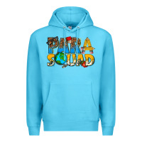 Ocean Blue para squad Premium Hoodie - texasbilliewilder
