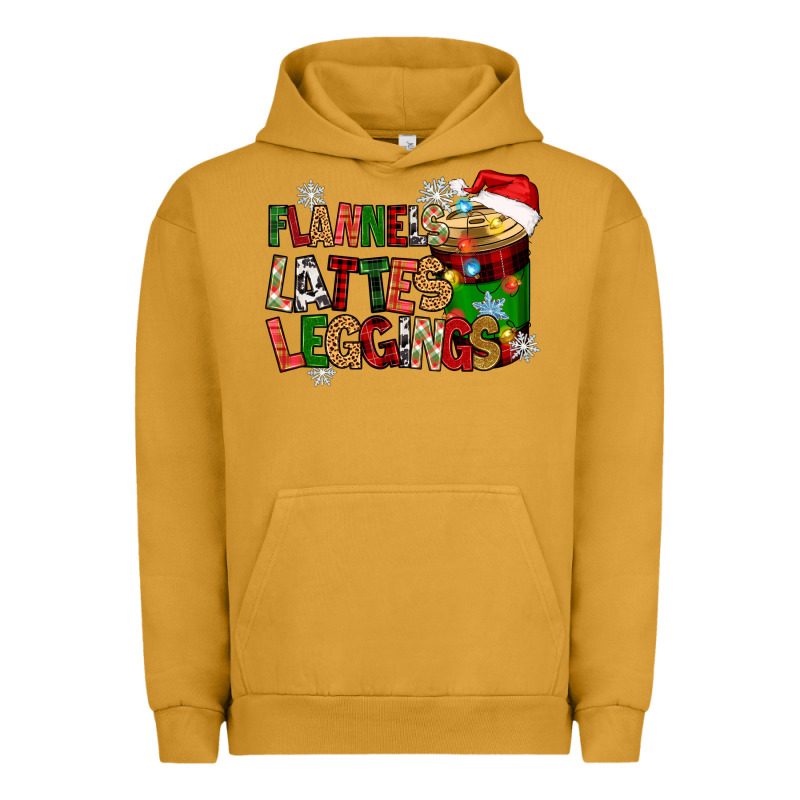 Flannels Lattes Urban Hoodie by Zillion Design Studio | Teevron